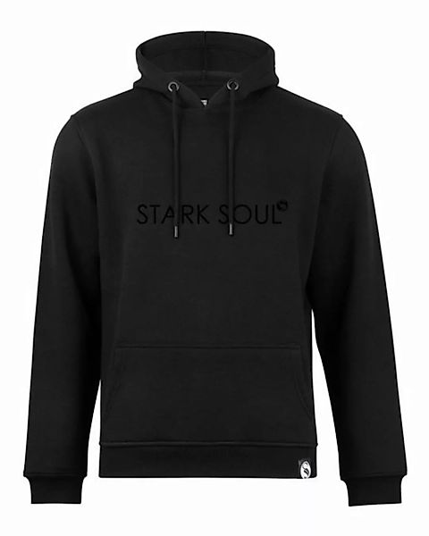 Stark Soul® Hoodie Hoodie mit Ton-in-Ton-Print - Kapuzenpullover - innen an günstig online kaufen