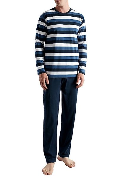CECEBA Pyjama CECEBA Herren Pyjama blau quergestreift (1 tlg) günstig online kaufen