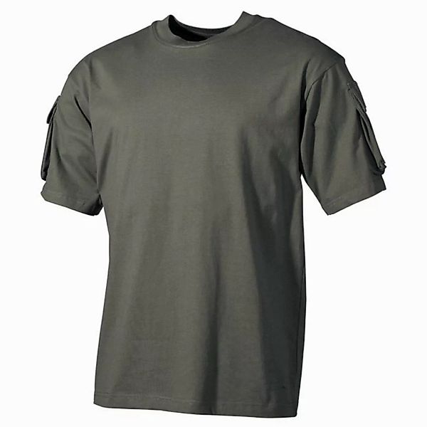 MFH T-Shirt Outdoor T-Shirt, halbarm, oliv, mit Ärmeltaschen XL günstig online kaufen