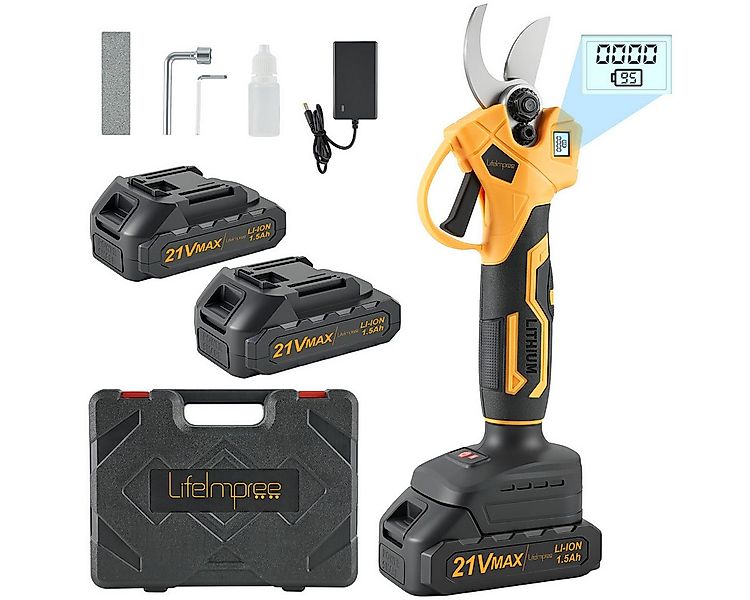 LifeImpree Akku-Astschere Astschere Professionelle, Elektrische Gartenscher günstig online kaufen