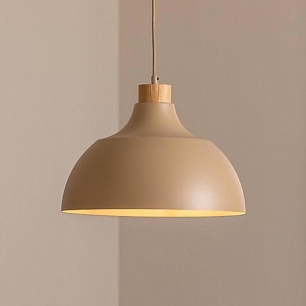 Cap Hängeleuchte, sandfarben, Metall, Ø 34 cm, E27 günstig online kaufen
