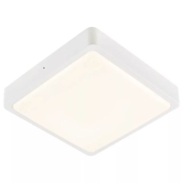 LED Wand- und Deckenleuchte Ainos in Weiß und Weiß-satiniert 17W 1300lm IP6 günstig online kaufen