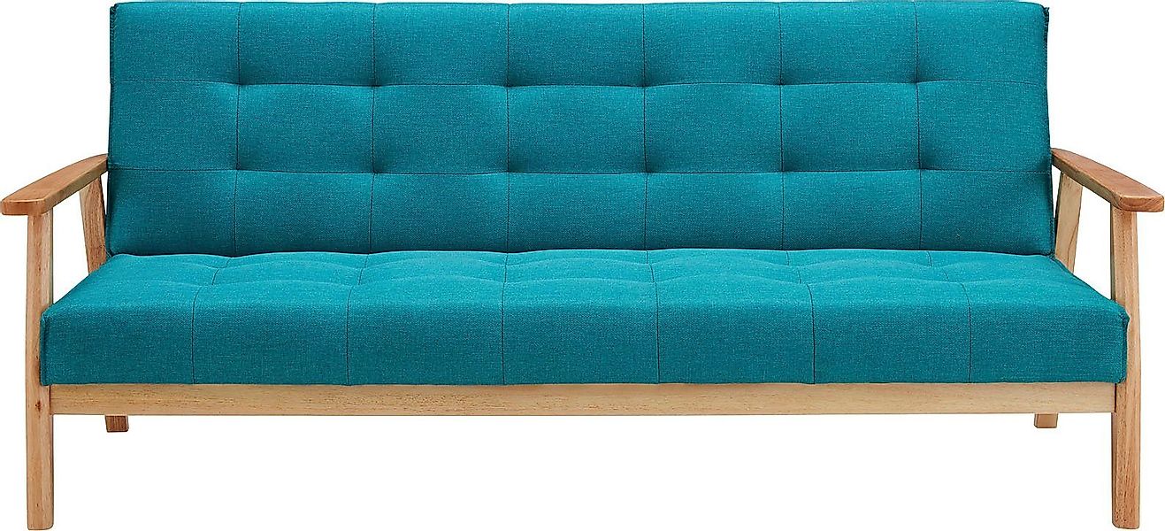 SalesFever Schlafsofa Skagen 3-Sitzer Schlafsofa, Holzgestell günstig online kaufen