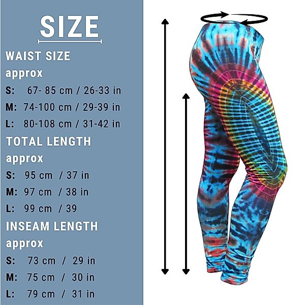 PANASIAM Leggings Unikat Batik Leggings 'Dschungel' günstig online kaufen