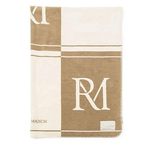 Wohndecke Tagesdecke Classic Monogram Throw (180x150cm), Rivièra Maison günstig online kaufen