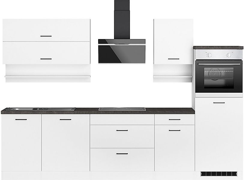 KOCHSTATION Küchenzeile KS-Frieda Breite 300 cm, wahlweise mit E-Geräten, m günstig online kaufen