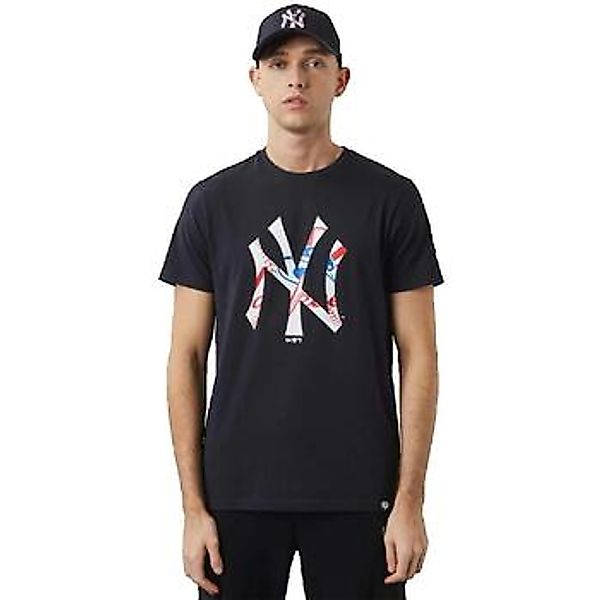 New-Era  T-Shirt T-shirt New Era MLB Double Logo Bleu Marine günstig online kaufen