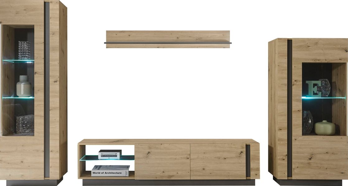 INOSIGN Wohnwand "CLAiR Kombi 22" Set, 4 Stk. tlg. günstig online kaufen