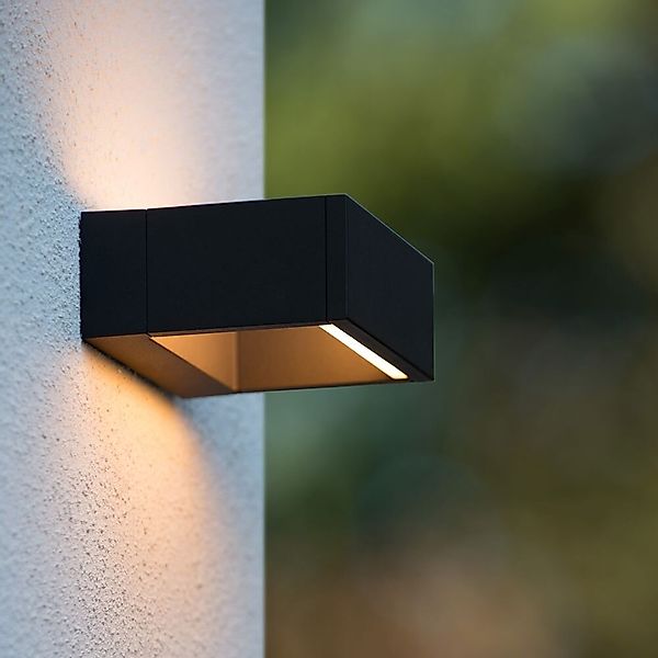 Außenwandleuchte Goa in Anthrazit inkl. LED 6,5W 300K 350lm günstig online kaufen