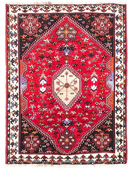 morgenland Orientteppich »Perser - Nomadic - 155 x 118 cm - dunkelrot«, rec günstig online kaufen