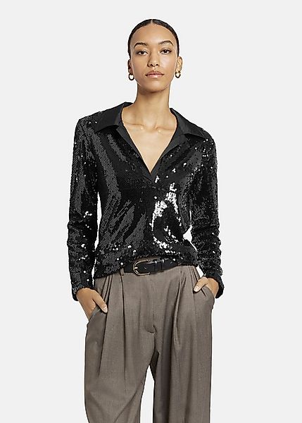 Nicowa Poloshirt ORIWILO (1-tlg) aus Pailletten-Material günstig online kaufen