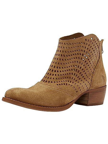 Felmini Stiefelette Veloursleder . Cowboy Stiefelette günstig online kaufen