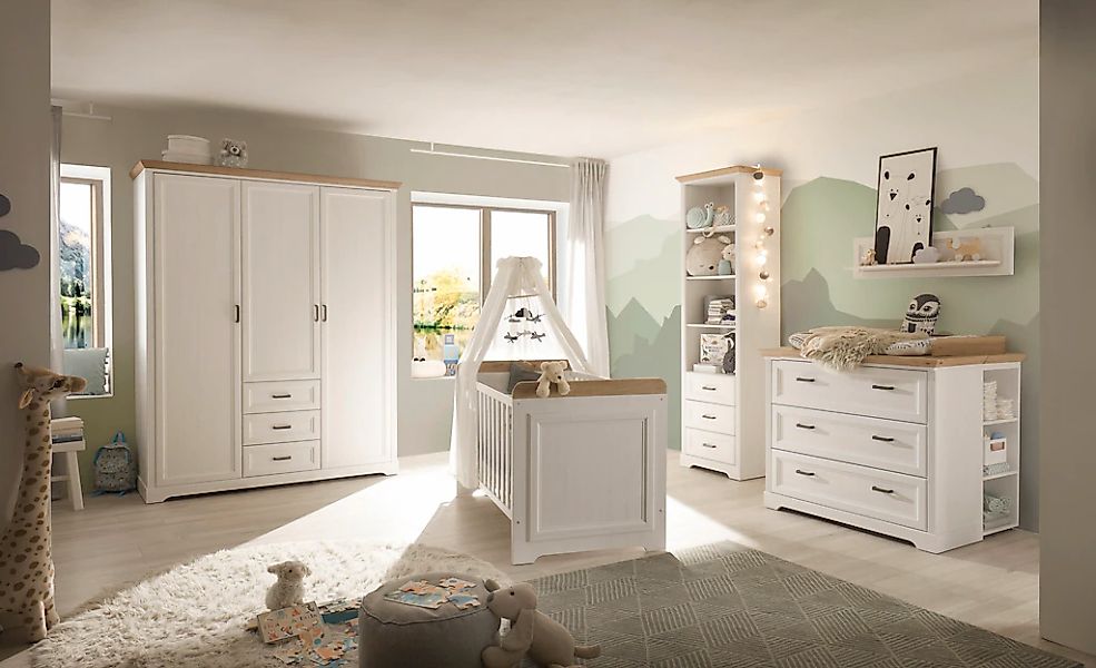 Begabino Babyzimmer-Komplettset "Jasmin" Set, 3 Stk. tlg. bestehend aus Kle günstig online kaufen