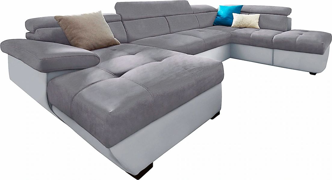 COTTA Wohnlandschaft "Speedway U-Form" mit Kopfteilverstellung, wahlweise m günstig online kaufen