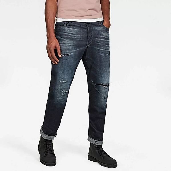 G-star Arc 3d Relaxed Tapered Jeans 29 Worn In Ripped Sea Green günstig online kaufen