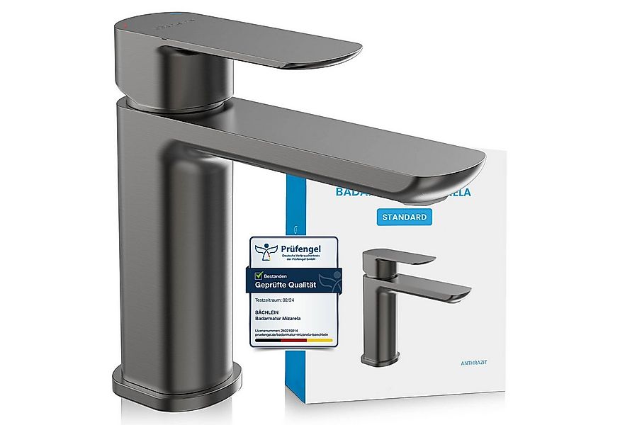Bächlein Badarmatur Elegante Waschtischarmatur Mizarela (Anthrazit) hochwer günstig online kaufen