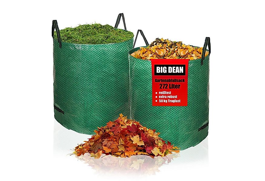 BigDean Gartenbox Gartenabfallsack 272 L Gartentasche Laubsack (Set, 2 St., günstig online kaufen