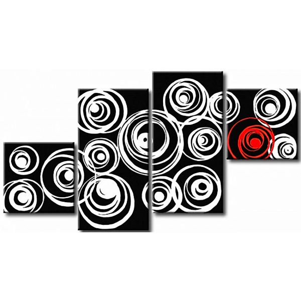 Wandbild Moment - schwarz, weiß, rot  XXL günstig online kaufen