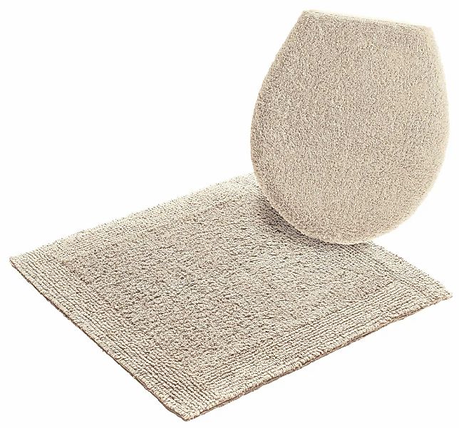 my home Badematte »Kapra, Badvorleger, Badezimmer Teppich«, beidseitig nutz günstig online kaufen