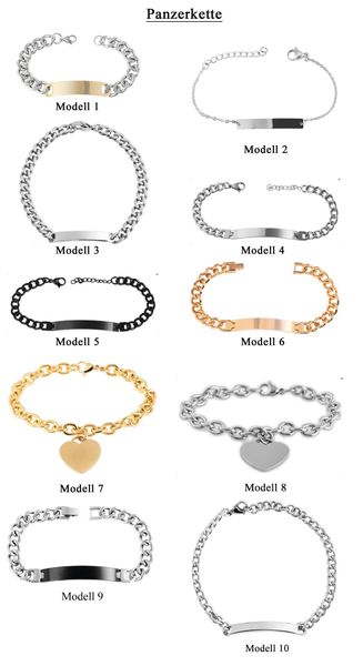 Brillibrum Armband Armband Edelstahl Partnerarmband Freundschaftsarmbänder günstig online kaufen