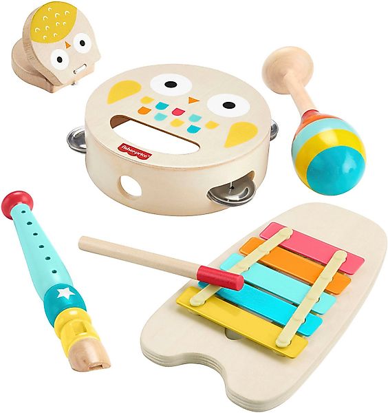 Fisher-Price® Spielzeug-Musikinstrument Holzinstrumente, (Set, 6 tlg) günstig online kaufen