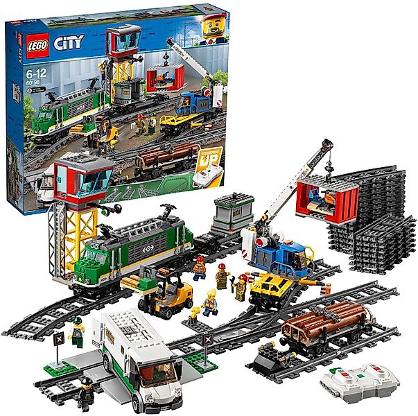 LEGO® Güterzug (60198), LEGO® City Konstruktionsspielsteine, günstig online kaufen