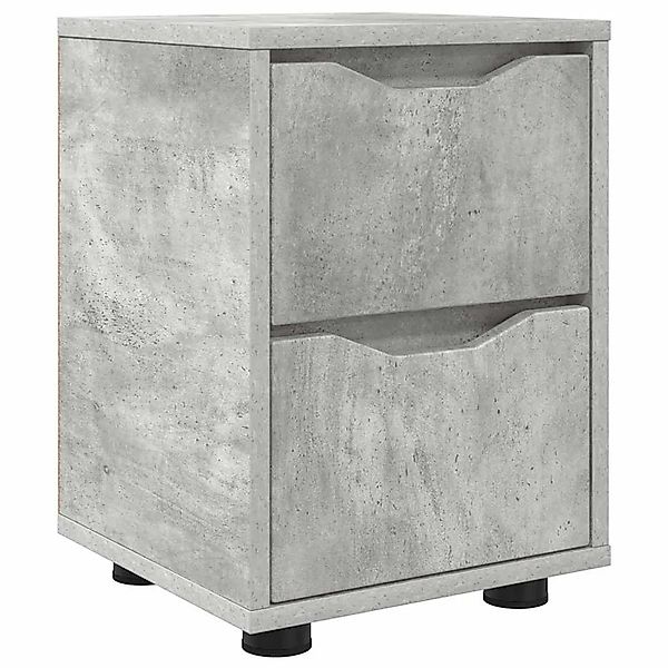 vidaXL Nachttisch Beton Grau 30,5 x 30 x 43 cm Holzwerkstoff 888803 günstig online kaufen
