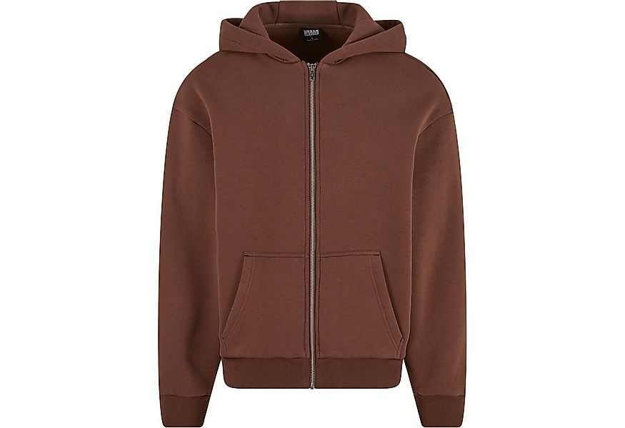 URBAN CLASSICS Kapuzensweatjacke Urban Classics Fluffy Zip Hoody (Sweatjack günstig online kaufen