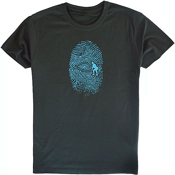 Kruskis Crossfit Fingerprint Kurzärmeliges T-shirt S Dark Grey günstig online kaufen