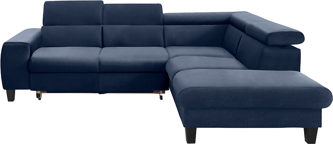 COTTA Polstergarnitur Morven, (Set), Set: bestehend aus Ecksofa und Hocker, günstig online kaufen