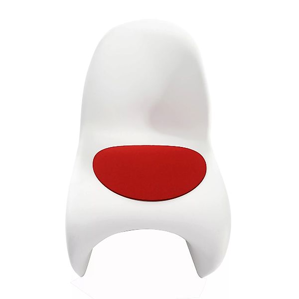 Hey-Sign - Panton Chair Sitzauflage antirutsch - rot/Filz in 5mm Stärke/LxB günstig online kaufen
