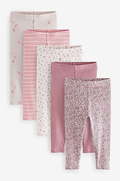 Next Leggings Gerippte Leggings im 5er-Pack günstig online kaufen