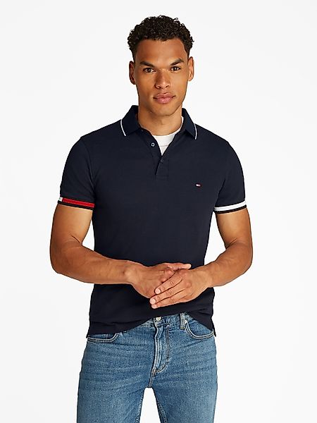 Tommy Hilfiger Poloshirt FLAG CUFF SLIM günstig online kaufen