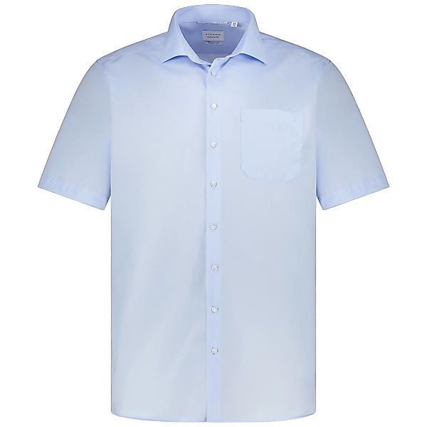 ETERNA Businesshemd aus Baumwolle, kurzarm, bügelfrei Farbe hellblau Größe: günstig online kaufen