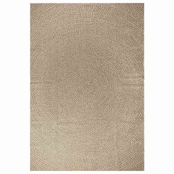 vidaXL Teppich ZIZUR Beige 200x290 cm Jute-Optik Indoor und Outdoor 4010411 günstig online kaufen