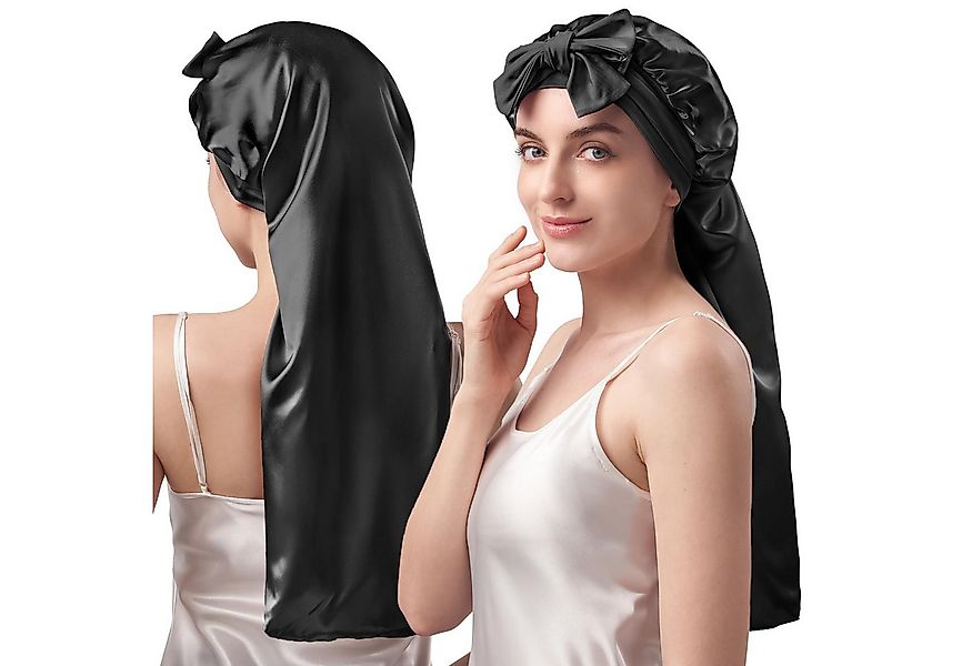 FOUORTUNATE-BEE Duschhaube Damen Schlafhaube mit langem Band – Verstellbare günstig online kaufen