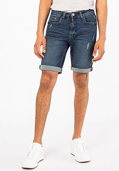 SUBLEVEL Jeansbermudas Herren Jeans Shorts kurze Hose Reißverschluss 5 Pock günstig online kaufen
