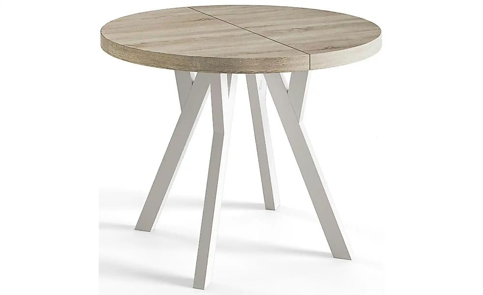 Esstisch ausziehbar Ove ¦ braun ¦ Maße (cm): B: 90 H: 77  Ø: 90 Tische > Es günstig online kaufen