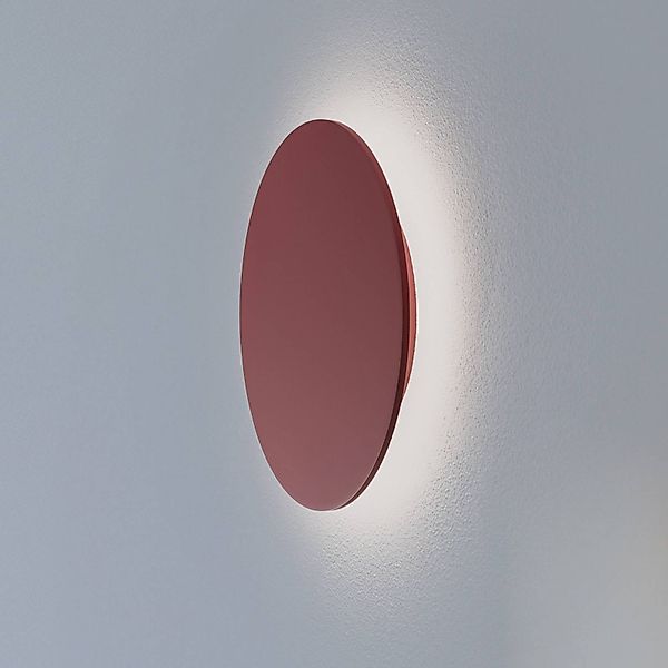 LED-Wandleuchte Orios Plus, rot, Ø 30 cm, Stahl günstig online kaufen