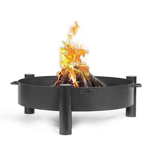 CookKing Feuerschale Stahl Haiti Ø 68 cm x 30 cm Schwarz günstig online kaufen