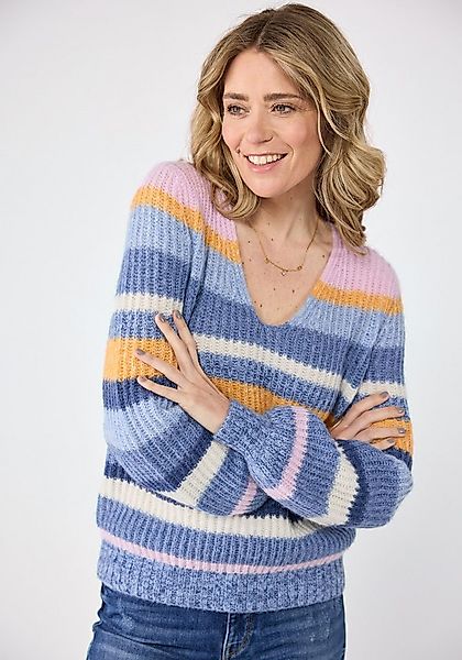 Lieblingsstück V-Ausschnitt-Pullover BeeleL mit Wollanteil und Alpaka günstig online kaufen