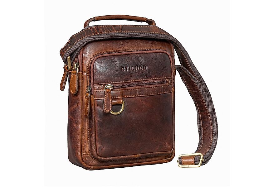 STILORD Schultertasche "Lima" Umhängetasche Herren Klein Leder Tragegriff T günstig online kaufen