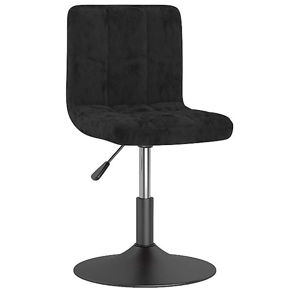 vidaXL Barhocker Barhocker Drehbar Schwarz Samt günstig online kaufen