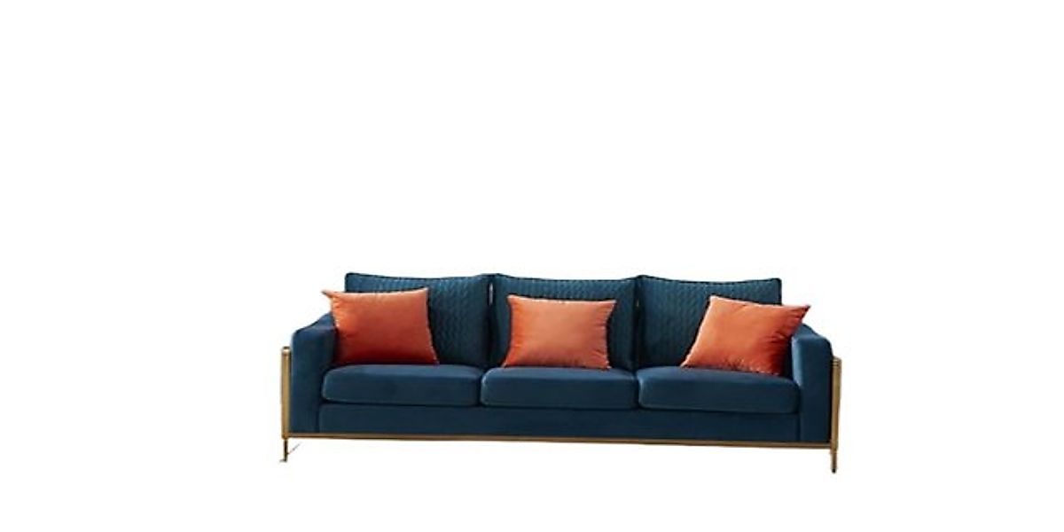 Xlmoebel 3-Sitzer Modernes dreisitziges Polsterdesign-Sofa in Beige für das günstig online kaufen