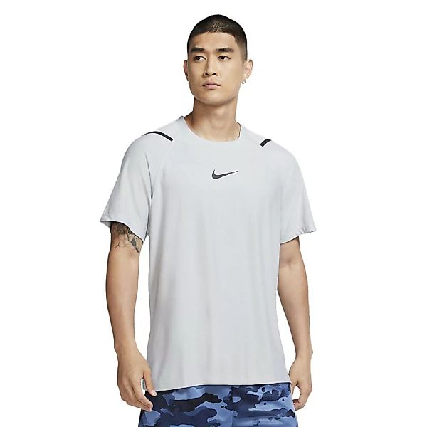 Nike Pro Kurzarm T-shirt L Lt Smoke Grey / Htr / Black günstig online kaufen