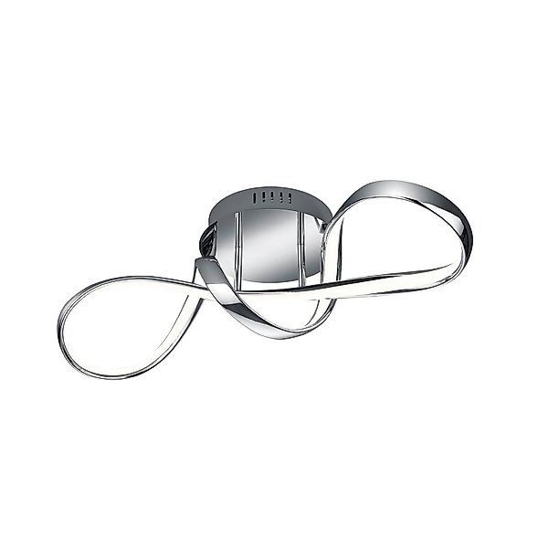 LED-Deckenleuchte Perugia mit Switch-Dimmer, chrom günstig online kaufen