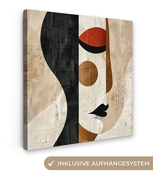 OneMillionCanvasses® Leinwandbild Gesicht - Abstrakt - günstig online kaufen