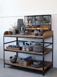 Chic Antique Wandregal Wandregal mit Schubladen günstig online kaufen