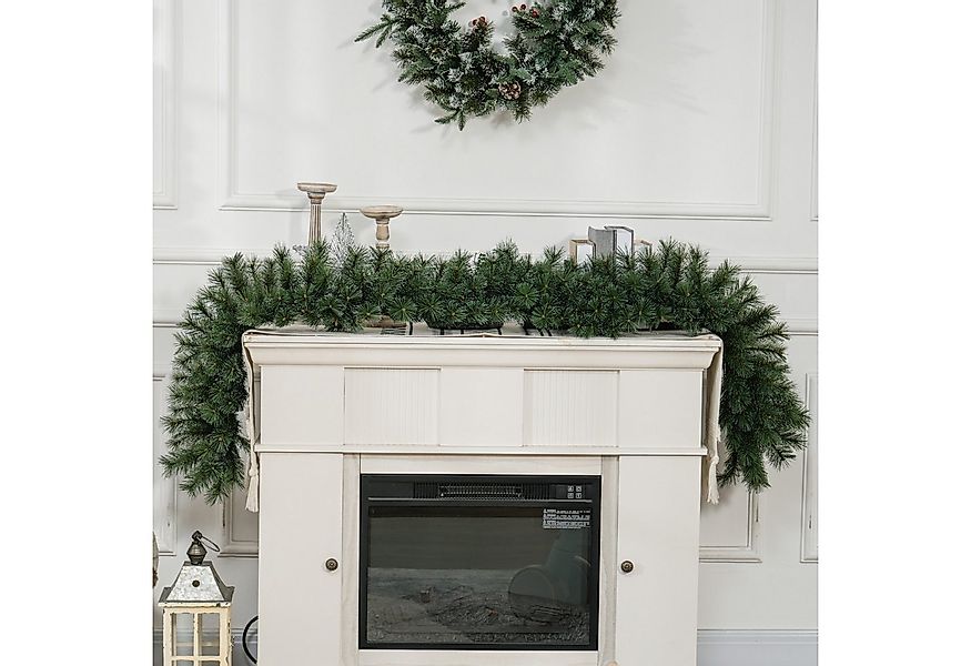 Kunstgirlande Künstliche Weihnachtsgirlande mit Nadeln, für Treppen, Kamine günstig online kaufen