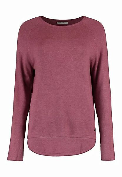 HaILY’S T-Shirt Dünnes Einfarbiges Langarm Basic Shirt (1-tlg) 4126 in Rot- günstig online kaufen
